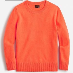 J Crew Crew Cuts Toddler Cashmere sweater size 2-3 in orange.
